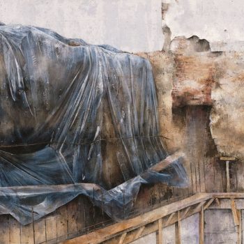 Anatomia de la construccion_en la obra II 100x200cm 1994