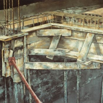 Anatomia de la construccion_encofrado 114x162cm 1989