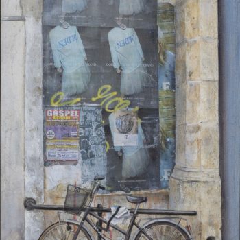 Tour de Paris. 41x27 cm. Oleo collage tabla 2018